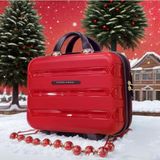 Saddlebag Lucas Pp Kırılmaz Makyaj Valizi - Kırmızı