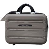 Saddlebag Lucas Pp Kırılmaz Makyaj Valizi - Platin