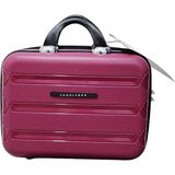 Saddlebag Lucas Pp Kırılmaz Makyaj Valizi - Vişne