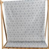 Sade Desenli Su ve Leke İtici Panama Keteni Küçükçalık Premier Duck Kumaş Bezi 100x180 (Gri)