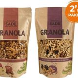 Sade Gurme 2'Li Erik Badem Ve Elma Fındık Dut Kurusu Granola 360X2 Gr