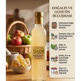 Sade Gurme Sandaloz Sakızlı Elma Sirkesi 500 ml Doğal Fermente Aromalı Sağlıklı Seçim