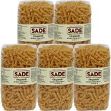 Sade Organik Burgu Makarna 500 gr 5'li Türkiye Menşeli Organik Lezzetli Makarnalar - 5 Adet
