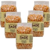 Sade Organik Cin Mısır 5X500 gr Türkiye Menşeli Glütensiz Özellikli Sağlıklı Bakliyat