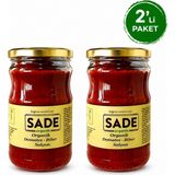 Sade Organik Domates-Biber Salçası 2 Li Pk. - 1,3 kg