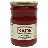 Sade Organik Domates Salçası 650 g – Türkiye Menşeli, Katkısız ve Vitamin-Mineral Açısından Zengin Süzme - 650 gr