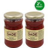 Sade Organik Domates Salçası 650 gr 2'li İkili Paket, Türkiye Menşeli Organik Ürün - 1,3 kg