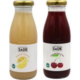 Sade Organik Limonata 250 ml +Vişne Suyu 250