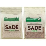 Sade Organik Organik Pirinç 1000 gr + Organik Yeşil Mercimek 1000 gr - 2 Adet