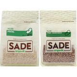 Sade Organik Organik Pirinç 500 gr + Organik Yeşil Mercimek 500 gr - 2 Adet
