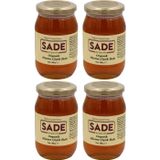 Sade Organik Organik Süzme Çiçek Balı 460 Gr 4'Lü Paket
