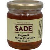 Sade Organik Süzme Çiçek Balı 225 gr Türkiye Menşeli Doğal Lezzetli Alternatif