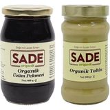 Sade Organik Tahin + Üzüm Pekmezi Paketi - 1 Adet