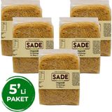 Sade Organik Tel Şehriye 500 gr 5'li Paket