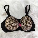 Sade Sütyen Sade İç Giyim Dolgusuz Ve Balensiz İz Yapmaz Lazer Kesim Sütyen 202 Leopar 95