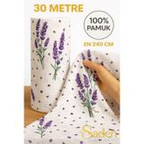SADEN HOME 30 Metre DESENLİ Nevresimlik Kumaş - Çarşaflık Kumaş En:240 Cm (1 Top)