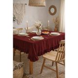 SADEN HOME FIRFIRLI BORDO MASA ÖRTÜSÜN, BOHEM TARZ