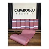 SADEN HOME NEVRESİMLİK - ÇARŞAFLIK ÇOK AMAÇLI KUMAŞ AÇIK BORDO 240 CM