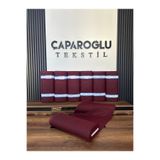 SADEN HOME NEVRESİMLİK - ÇARŞAFLIK ÇOK AMAÇLI KUMAŞ BORDO 240 CM