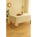 SADEN HOME ORGANİK HAM BEZ MASA ÖRTÜSÜ AMERİKAN KUMAŞ