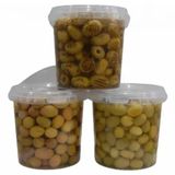 Sadıcım 650 gr Çizik + 650 gr Kırma + 600 gr Pet Kavanoz Izgara Yeşil Zeytin