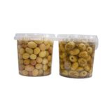 Sadıcım Çizik 650 gr + Izgara 600 gr Yeşil Zeytin Pet Kavanoz - 1,25 kg