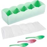 Sadık Plastik MTF.03690.00 Sun Plastik 5 Bölmeli Kaşıklı Baharatlık