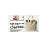 Şadoğlu Tekstil 900 Gram Ekstra Kalın Hambez Kanvas Çanta - 45x50 cm Büyük Boy - Ultra Dayanıklı Omuz Çantası