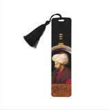 Sadrazam Fatih Sultan Mehmet Baskılı Püsküllü Kitap Ayracı BOOKMARKAYRAÇ-097