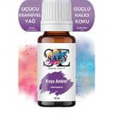 Saey Koyu Amber Esansiyel Uçucu Koku Yağ Buhurdanlık Yağı Difüzör Esansı Hobi Esans 10ml