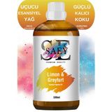 Saey Limon Greyfurt Esansiyel Uçucu Koku Yağ Buhurdanlık Yağı Difüzör Esansı Hobi Esans 100ml
