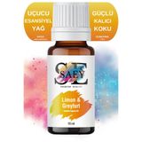 SAEY Limon Greyfurt Esansiyel Uçucu Koku Yağ Buhurdanlık Yağı Difüzör Esansı Hobi Esans 10ml