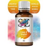 Saey Limon Greyfurt Esansiyel Uçucu Koku Yağ Buhurdanlık Yağı Difüzör Esansı Hobi Esans 30ml