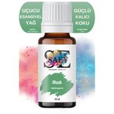 SAEY Musk Esansiyel Uçucu Koku Yağ Buhurdanlık Yağı Difüzör Esansı Hobi Esans 10ml