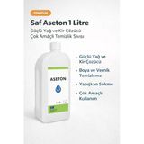 Saf Aseton 1 Litre Güçlü Yağ ve Kir Çözücü Çok Amaçlı Temizlik Sıvısı 1 Adet