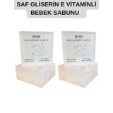 Saf Gliserin Baby Bebek Sabunu x 2 Ad. E Vitaminli Nemlendirici,temizleyici %100 Doğal Bitkisel Şeffaf