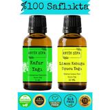 Saf Kafur Yağı ve Limon Uçucu Yağı - (10ML + 10ML) - 100 ml