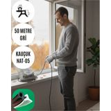 Saf Kauçuk Nat-05 Kapı Pencere Fitili 50 Metre Gri Tamirat Contası Kaliteli Ve Uzun Ömürlü Diğer