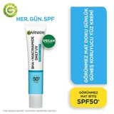 Saf ve Temiz BHA Niasinamid Günlük Güneş Koruyucu Fluid Yüz Kremi SPF50+ 40ml
