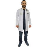 Safa Forma Hakim Yaka Erkek Doktor Önlüğü , Hemşir , Öğretmen , Lab Eczacı Laboratuvar Önlüğü , Beyaz Önlük - 2XL