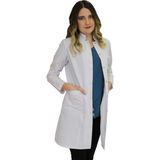 Safa Forma Klasik Yaka Kadın Önlüğü Beyaz - 2XL