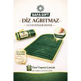 Safa Gift Ortopedik Seccade, Süngerli Seccade, Seccade Rahat ve Konforlu, Çanta Hediyeli - Zümrüt Yeşili