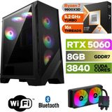 Şafak-Gaming Pc Ddr5-Rtx 5060 8gb -Ryzen 7 9800XD – 32 GB Ddr5 Ram – 1 Tb M.2 SSD 5000 4000 – 240MM Sıvı Sogutma -Windows 11 Pro- - 32GBRAM