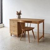 Şafak Mobilya Ahşap Iskandinav Stil Modern Çalışma Masası - 130 x 80 cm