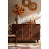 Şafak Mobilya Vintage Walnut Stil Masif Konsol - 120x85 - Ceviz