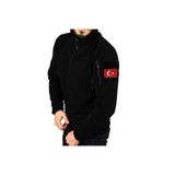 Safari AVM Siyah Taktik Polar Mont 5 Cepli Slim Fit Polar Mont Askeri Polar Mont