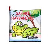 Safari Hayvanları Kumaş Sessiz Kitap T057 - Bez Kitap