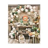 Safari Konsept Balon Ve Balon Zinciri 70 Adet Metalik Balon