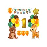 Safari Temali Doğum Günü Yaş Balon Zincir Set, 1