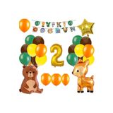 Safari Temali Doğum Günü Yaş Balon Zincir Set, 2